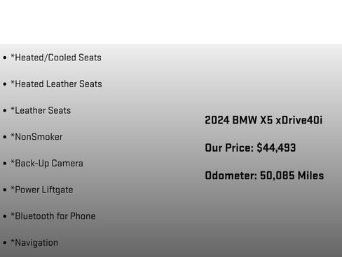 Used 2024 BMW X5 xDrive40i w/ Premium Package AWD/4WD image 18
