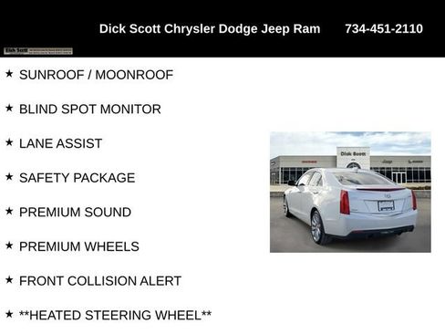 Used 2018 Cadillac ATS Luxury w/ Safety and Security Package AWD/4WD image 16