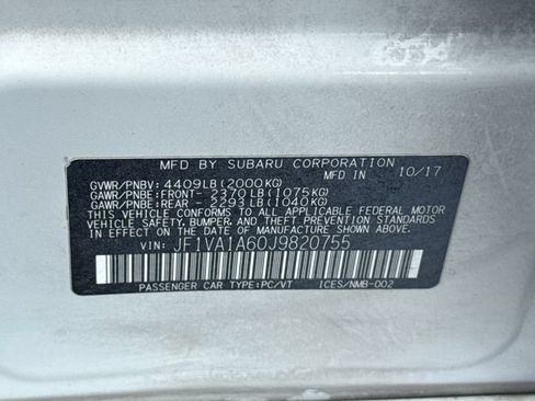 Used 2018 Subaru WRX AWD/4WD image 46