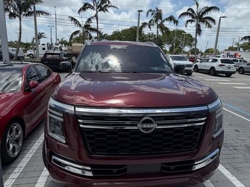 Used 2025 Nissan Armada SL w/ Captain's Chari Seat Package RWD image 2