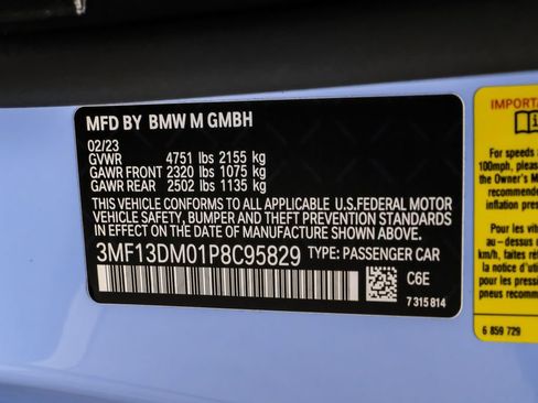 Used 2023 BMW M2 w/ Lighting Package RWD image 44
