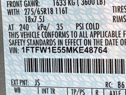 Used 2021 Ford F150 Lariat w/ Equipment Group 502A High AWD/4WD image 34