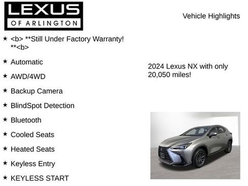 Certified 2024 Lexus NX 350h AWD image 8