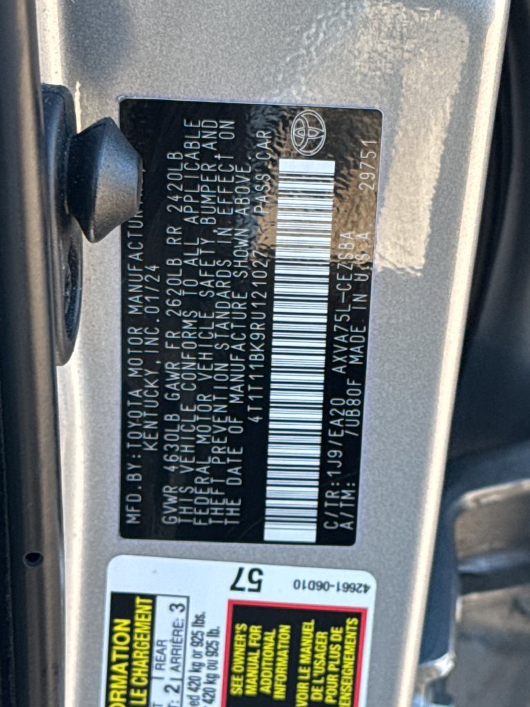 Used 2024 Toyota Camry SE w/ Cold Weather Package AWD/4WD image 46