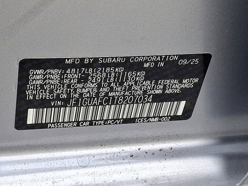 New 2026 Subaru Impreza 2.0i Sport image 14