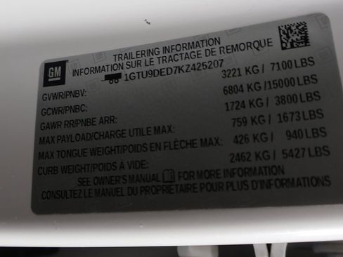 Used 2019 GMC Sierra 1500 SLT image 53