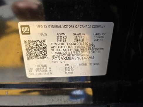 Used 2022 Chevrolet Equinox RS w/ RS Leather Package FWD image 29