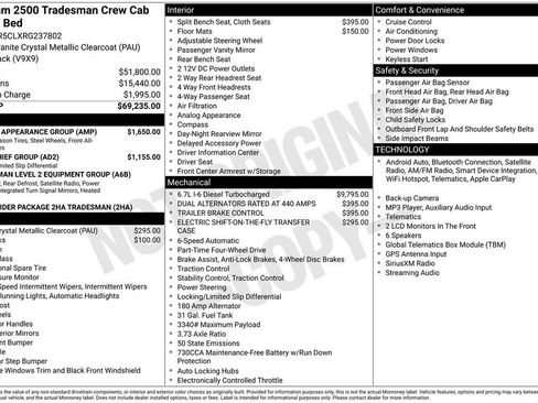 Used 2024 RAM 2500 Tradesman w/ Chrome Appearance Group AWD/4WD image 30