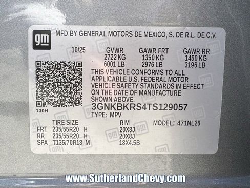 New 2026 Chevrolet Blazer RS w/ LPO, Floor Liner Package image 51