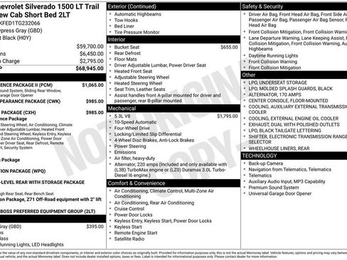Certified 2026 Chevrolet Silverado 1500 LT Trail Boss w/ Convenience Package II AWD/4WD image 58