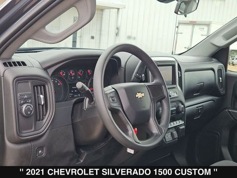 Used 2021 Chevrolet Silverado 1500 Custom w/ LPO, Dark Essentials Package RWD image 13
