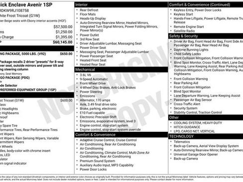 Used 2024 Buick Enclave Avenir w/ Trailering Package, 5000 lbs. image 10