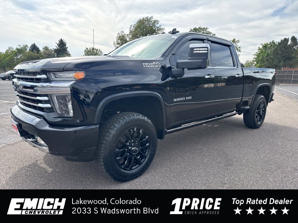 Used 2022 Chevrolet Silverado 3500 High Country w/ Z71 Off-Road Package AWD/4WD 360° Tour