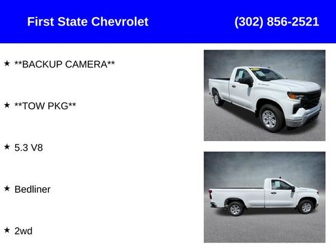 Used 2025 Chevrolet Silverado 1500 W/T RWD image 2