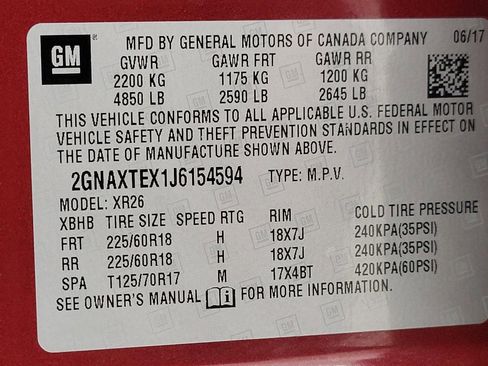 Used 2018 Chevrolet Equinox LT AWD/4WD image 27