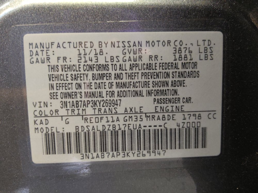 Used 2019 Nissan Sentra SV FWD image 33