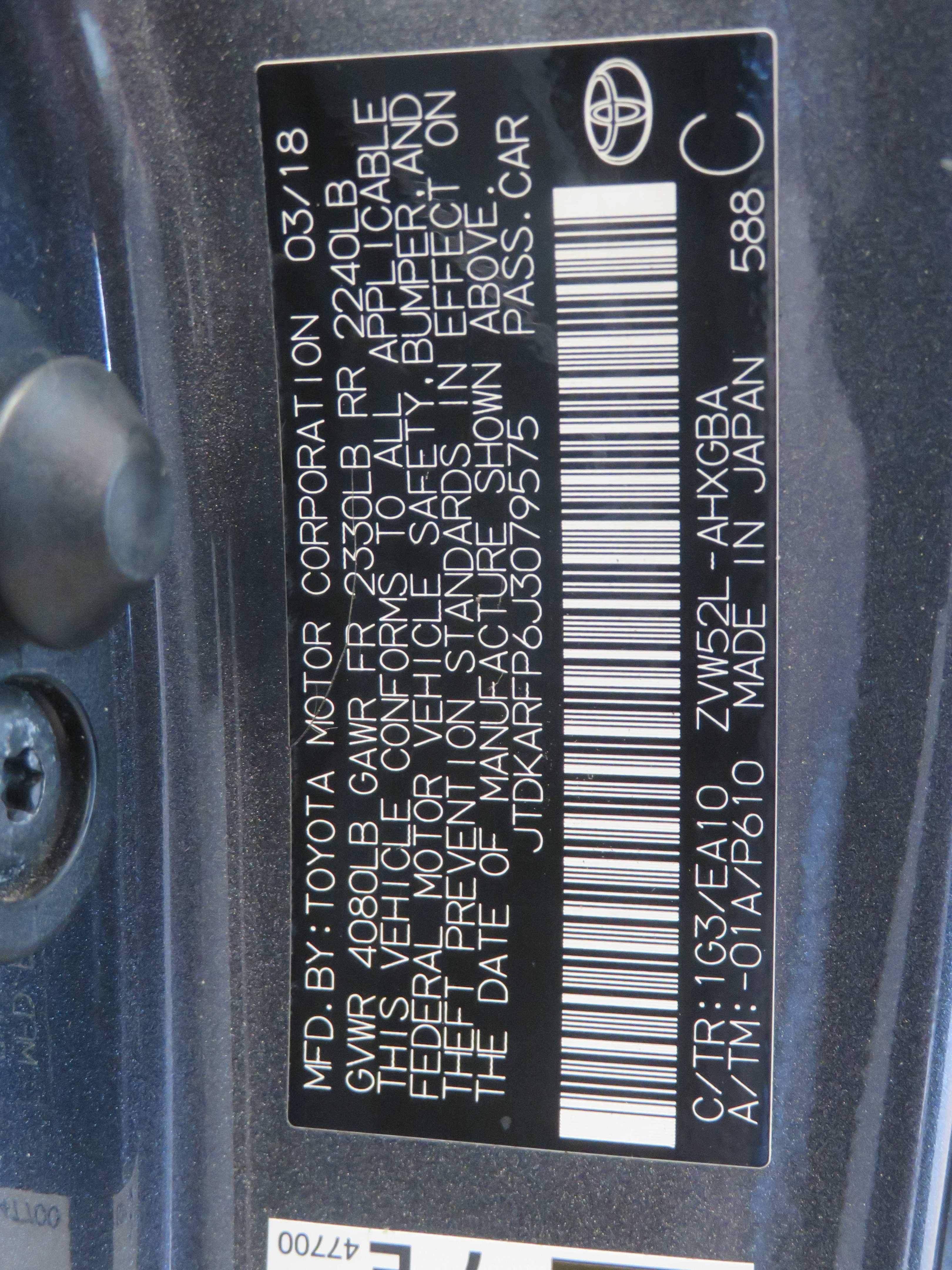 Used 2018 Toyota Prius Prime Premium FWD image 72
