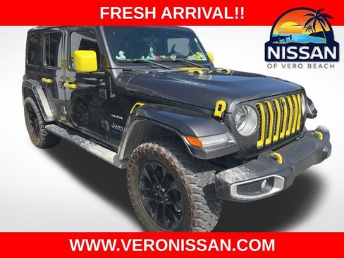 Used 2022 Jeep Wrangler Unlimited Sahara w/ Safety Group AWD/4WD image 1