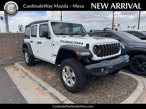 Used 2024 Jeep Wrangler Unlimited Rubicon 4xe w/ Technology Group AWD/4WD image 1