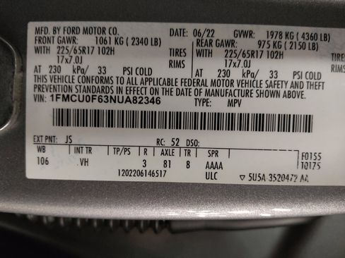 Used 2022 Ford Escape S image 33