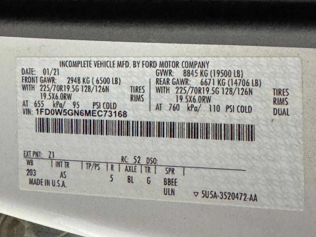Used 2021 Ford F550 2WD Crew Cab Super Duty image 16