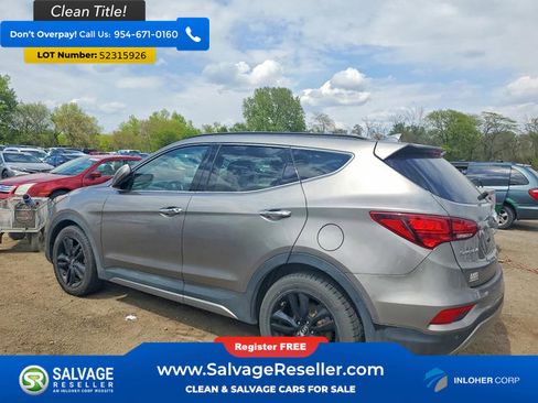 Used 2017 Hyundai Santa Fe Sport w/ 2.0T Ultimate Tech Package 05 AWD/4WD image 3