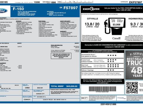 Used 2014 Ford F150 XLT w/ Equipment Group 302A Luxury image 2