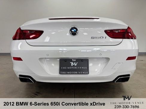 Used 2012 BMW 650i xDrive Convertible AWD/4WD image 12
