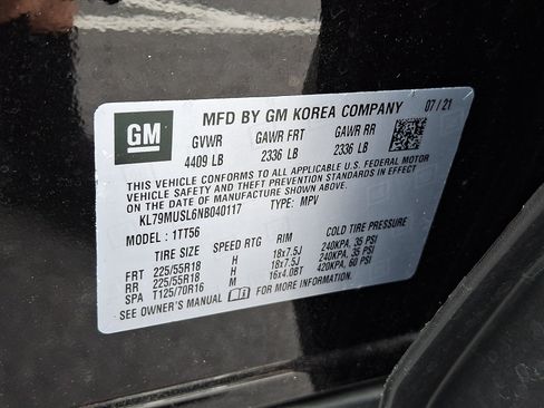 Used 2022 Chevrolet TrailBlazer RS w/ Sun and Liftgate Package AWD/4WD image 26