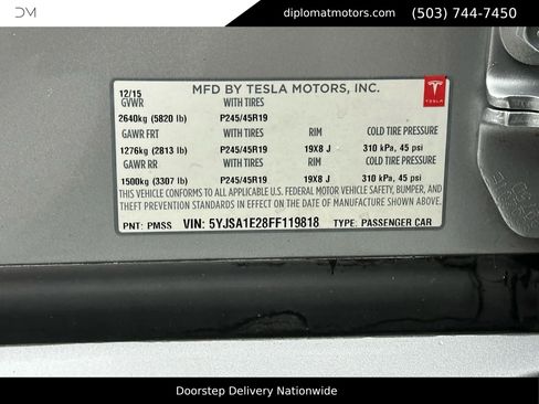 Used 2015 Tesla Model S 90D image 45