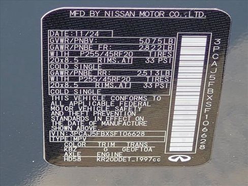 Used 2025 INFINITI QX50 Sport AWD/4WD image 25