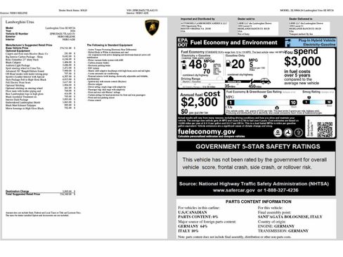 Used 2026 Lamborghini Urus SE AWD/4WD image 6