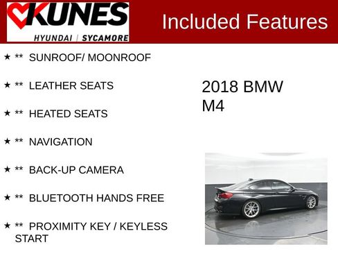 Used 2018 BMW M4 Coupe RWD image 2