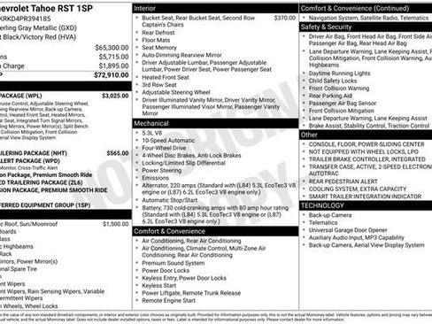 Used 2023 Chevrolet Tahoe RST w/ Luxury Package image 2