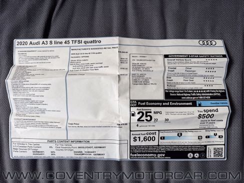 Used 2020 Audi A3 2.0T Premium AWD/4WD image 19