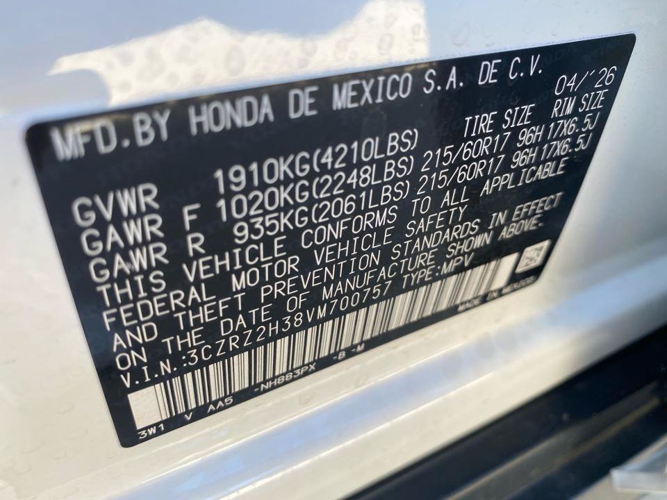 Certified 2027 Honda HR-V LX image 35
