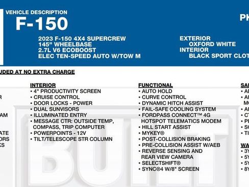 Used 2023 Ford F150 XL w/ STX Appearance Package AWD/4WD image 15