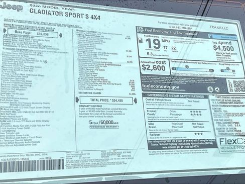 New 2026 Jeep Gladiator Sport image 24