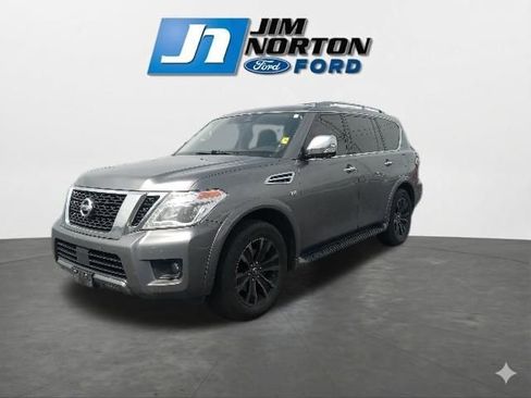 Used 2019 Nissan Armada Platinum w/ Captain's Chairs Package AWD/4WD image 4
