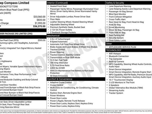 New 2026 Jeep Compass Limited AWD/4WD image 29
