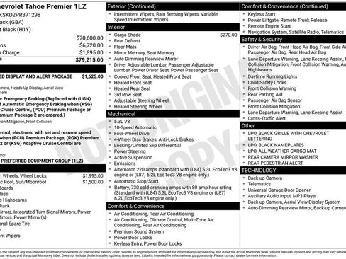 Used 2023 Chevrolet Tahoe Premier image 3