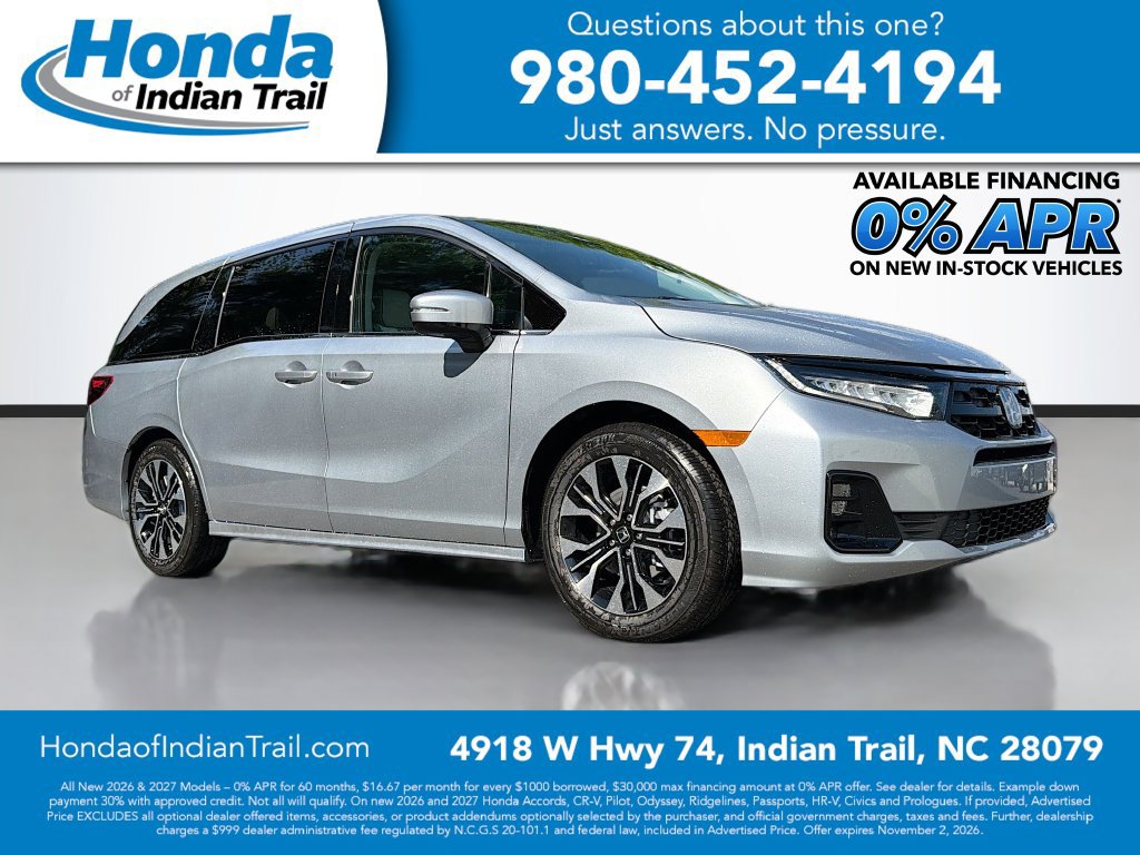 New 2026 Honda Odyssey Elite 360° Tour