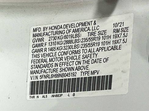Used 2022 Honda Odyssey Elite image 36