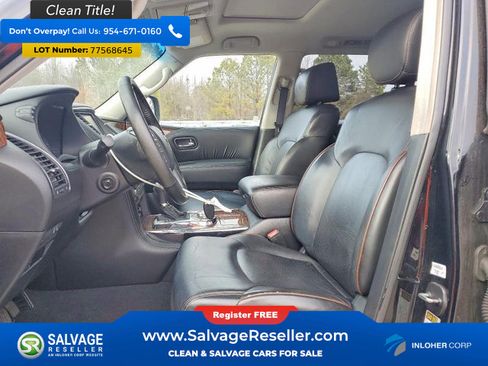 Used 2017 Nissan Armada Platinum w/ Captain Seat Package AWD/4WD image 9