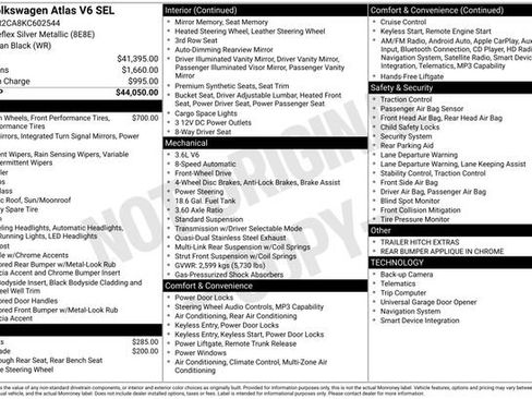 Used 2019 Volkswagen Atlas SEL FWD image 50