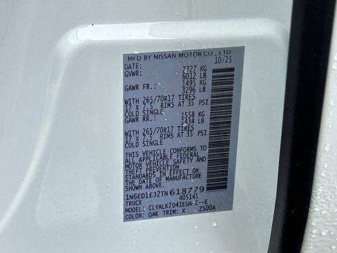 New 2026 Nissan Frontier Pro-X w/ Pro-X Convenience Package image 34