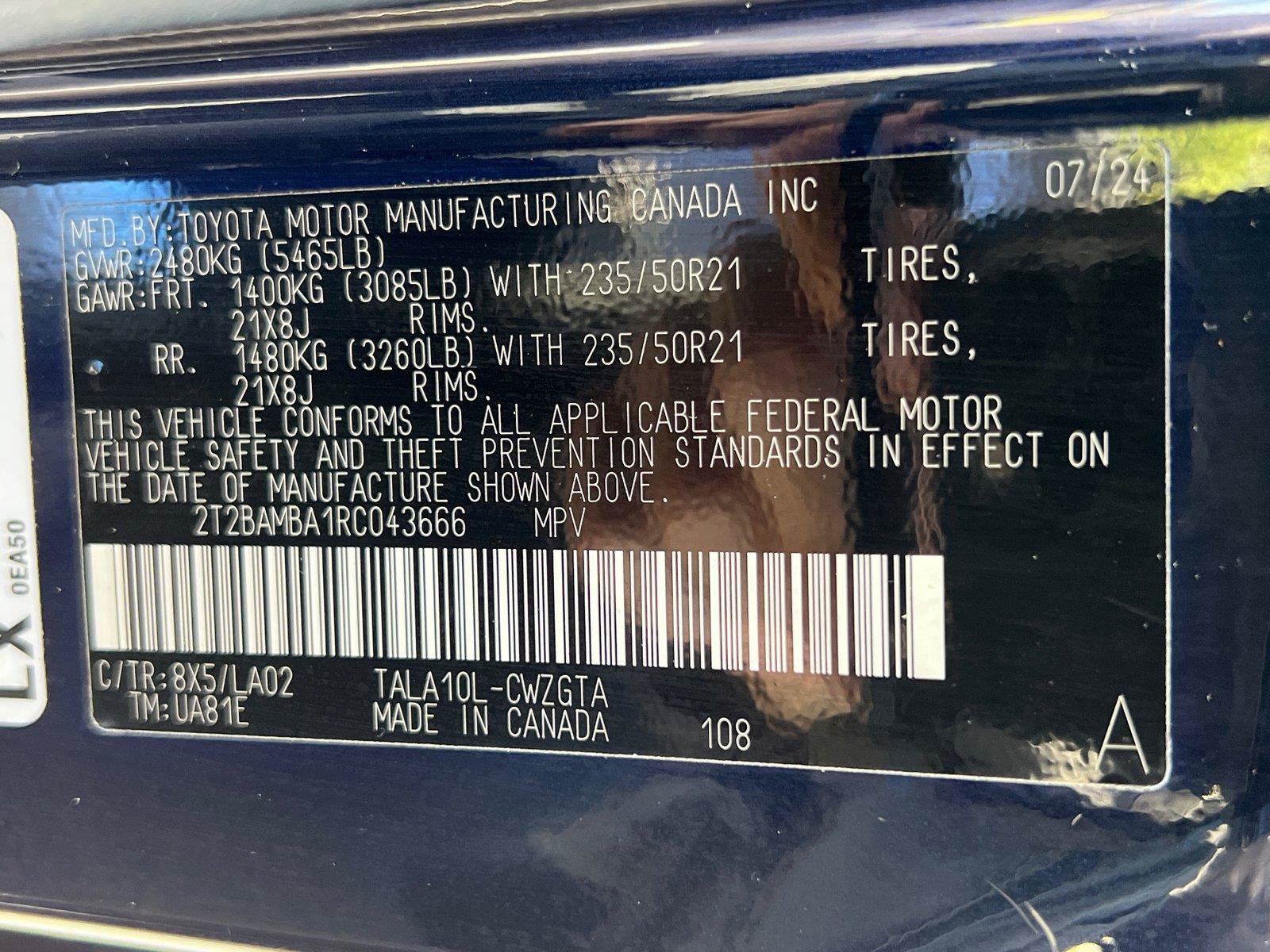 Certified 2024 Lexus RX 350 FWD w/ Convenience Package image 34