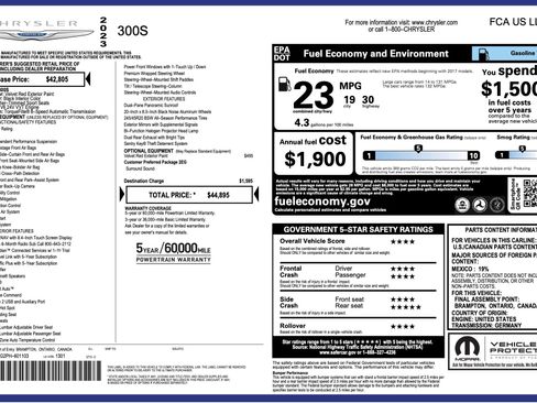 Used 2023 Chrysler 300 S image 2