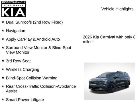 New 2026 Kia Carnival SX w/ SX Dark Edition Package FWD image 7