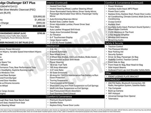 Used 2015 Dodge Challenger SXT Plus w/ Driver Convenience Group image 8